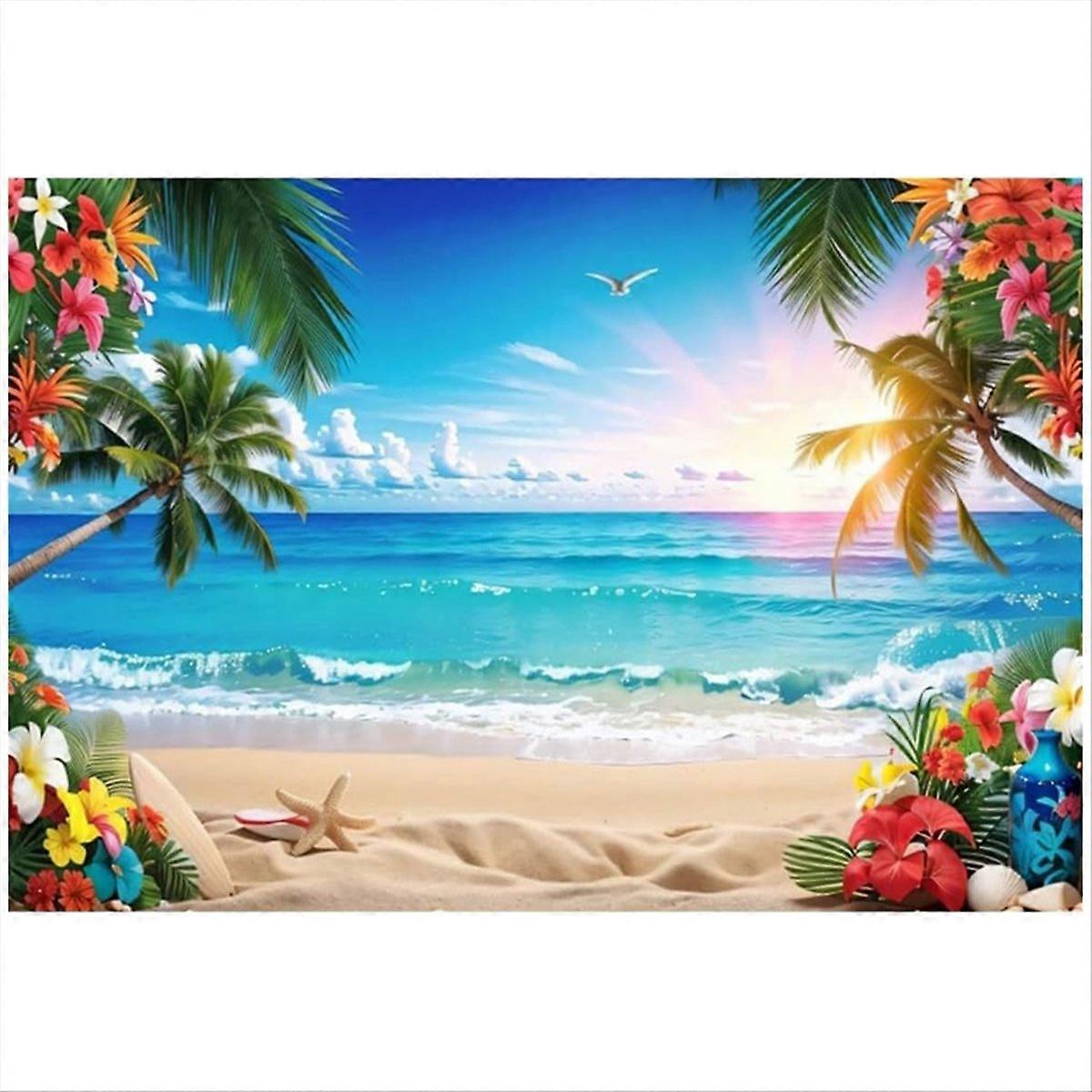 Photography Background 150x100CM Summer Beach Theme Backdrop