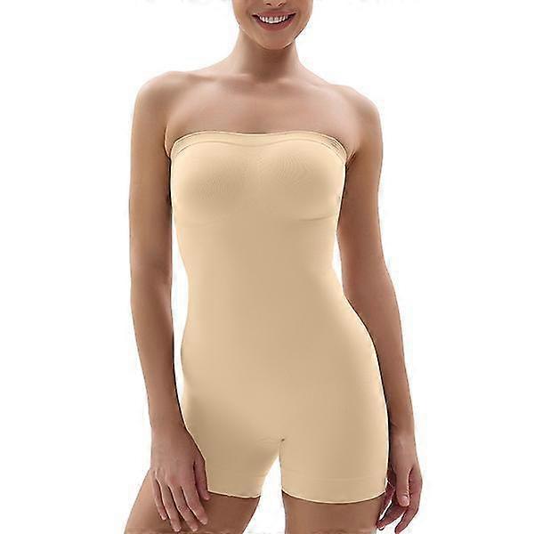 Straps Tummy Control Seams Sculpting