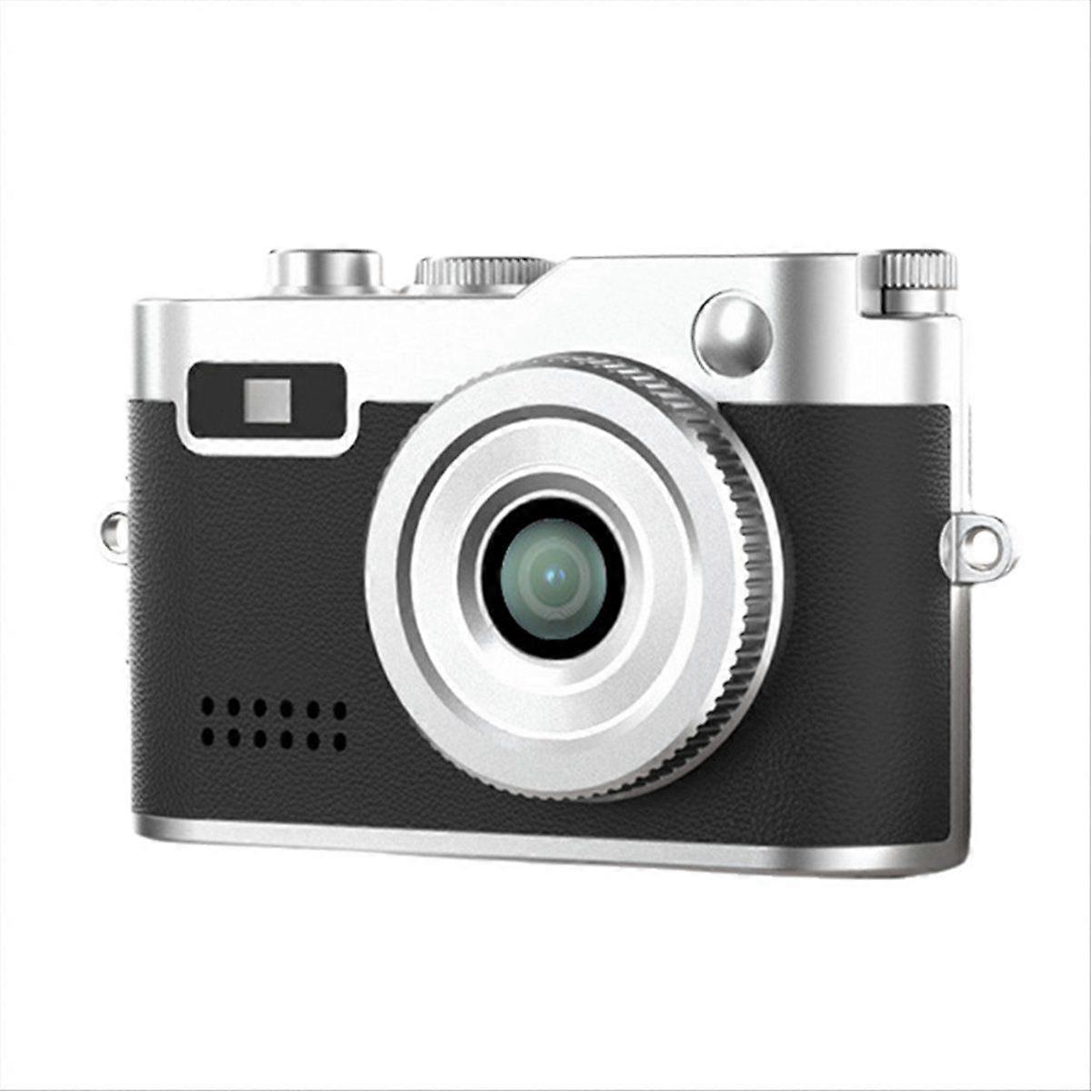 1080P Mini Keychain Camera Retro Digital Camera Portable Compact Mini Cameras Pocket Video Recorder for Student Travel A