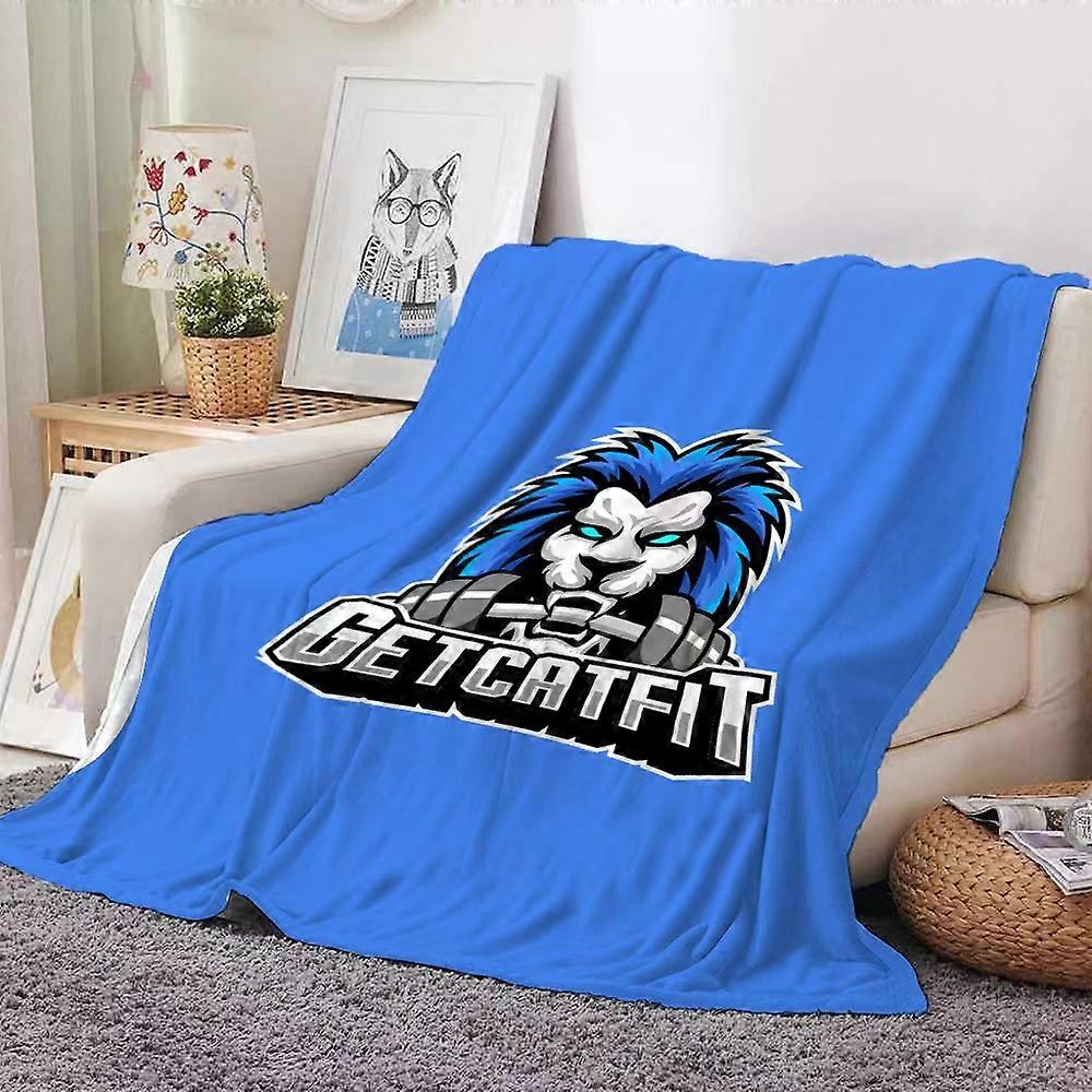 Throw blanket nap sofa Nordic tapestry blanket home lion head flannel blanket