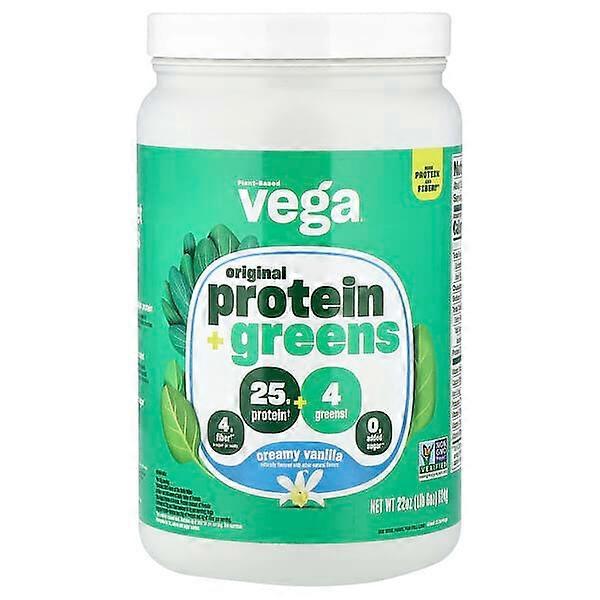 Vega, Premium Protein + SupergreensÃÂÃÂ¢ÃÂÃÂÃÂÃÂ¢, Creamy Vanilla, 1lb 6 oz (624 g)