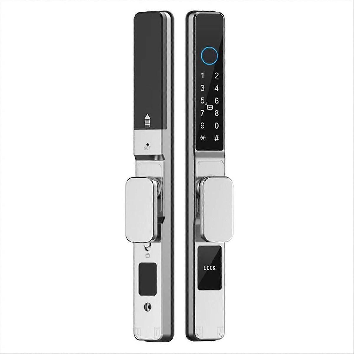 Serrure de porte intelligente en aluminium étanche avec application Tuya Wifi B