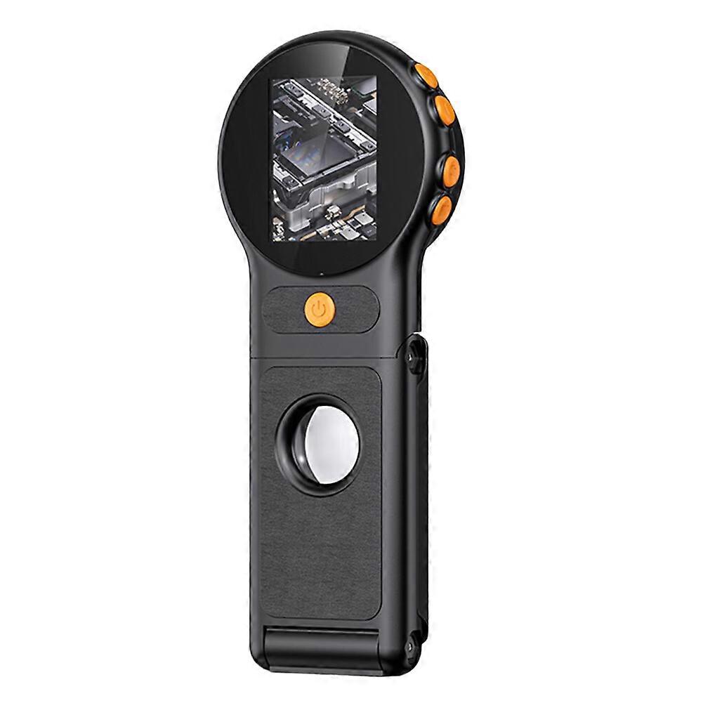 64G Handheld Digital Microscope for Kids Foldable Microscope 1080P AF Lens 2.0" IPS Color Screen 2mp 500x Magnification