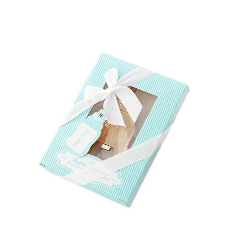 ベビーシャワーギフト、ギフト、男の子のベビーシャワーギフトの装飾、青いギフトボックスの記念品のための20ピースボトルオープナー