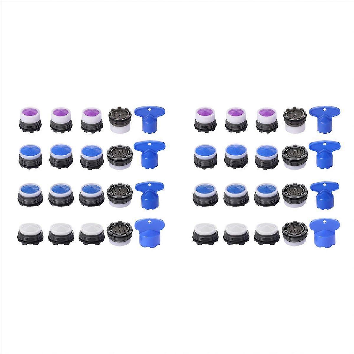 20Pcs Faucet Aerators, M16.5 .5 M21.5 M24 Water Saving Restrictor