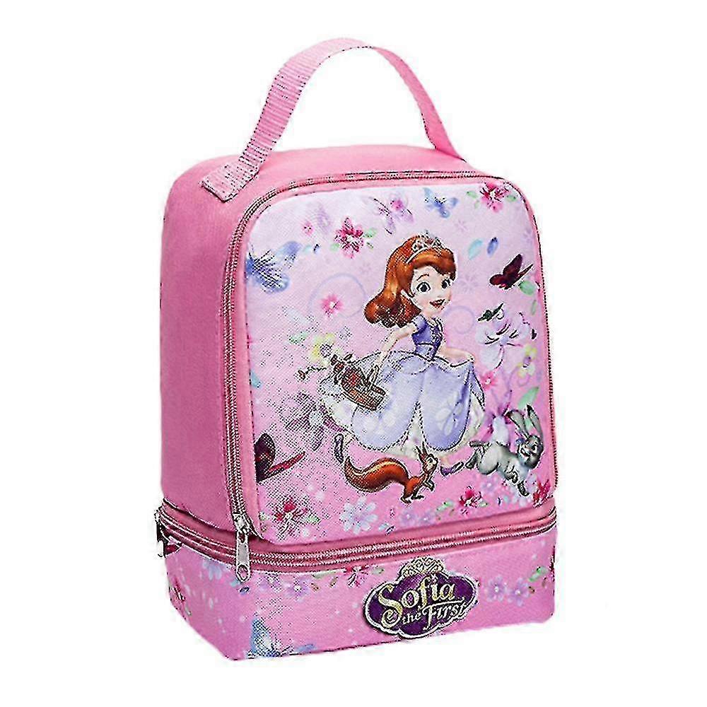 Frozen Princess Cartoon Lunch Bag Picnic Food Bags Reusable WHByv 25-26