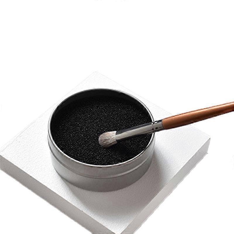 1 Piece Makeup Brush Dry Cleaning Sponge Box, Eye Shadow Brush Cleaning Tool