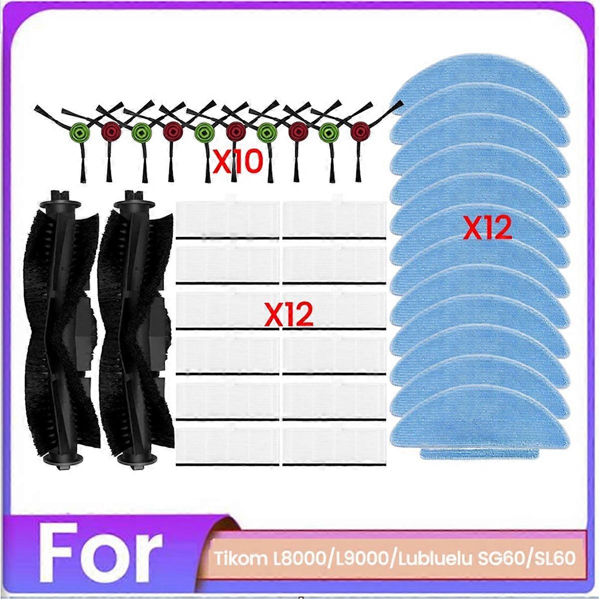 36PCS Brush Filter and for L8000 L9000 for 