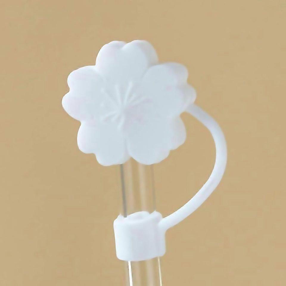 For 1pc Cartoon Silicone Straw Tips Drinking Dust Cap Splash Proof Plugs Cover Creative