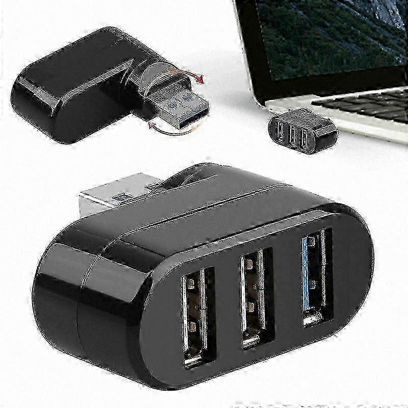 3-Port USB 3.0 Multi Hub Adapter for Enhanced Connectivity