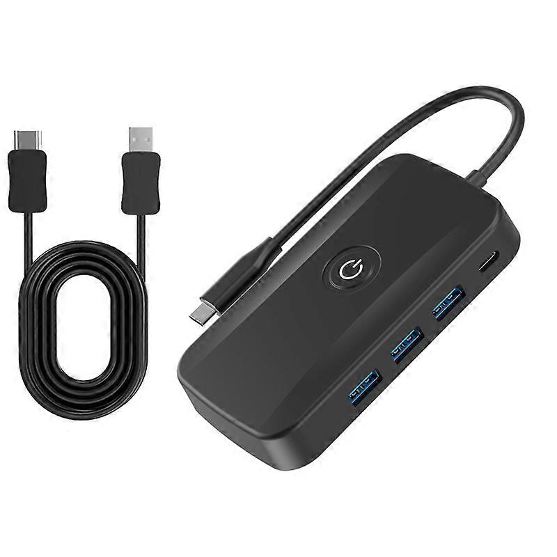 Wireless Screen Thrower USB 3.0 Phone Computer Screen Thrower PD100W Fast Charger Docking Station Type C Screen Thrower