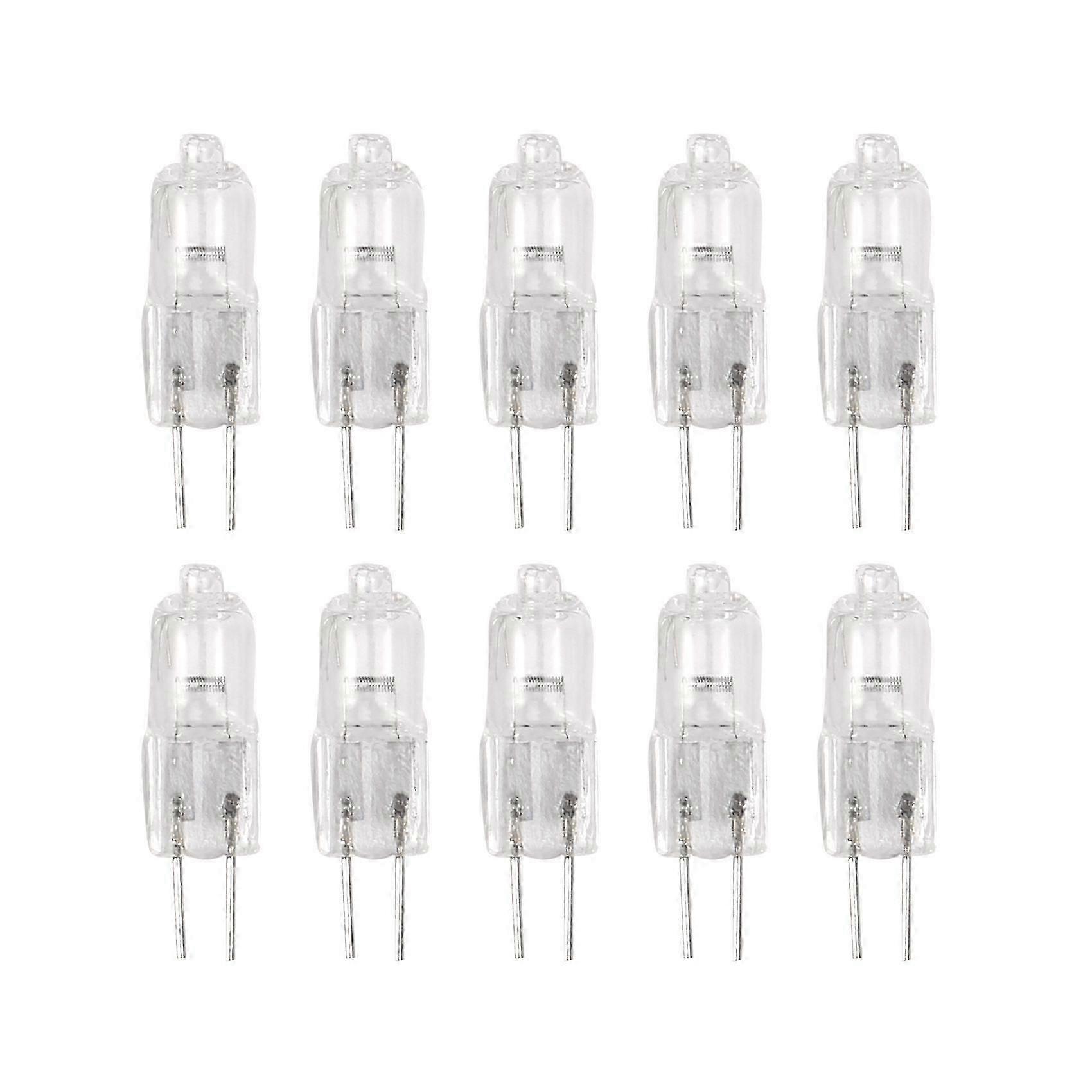 10 Stück, G4 Halogenlampe 12V 35W Stiftlampe warmweiß