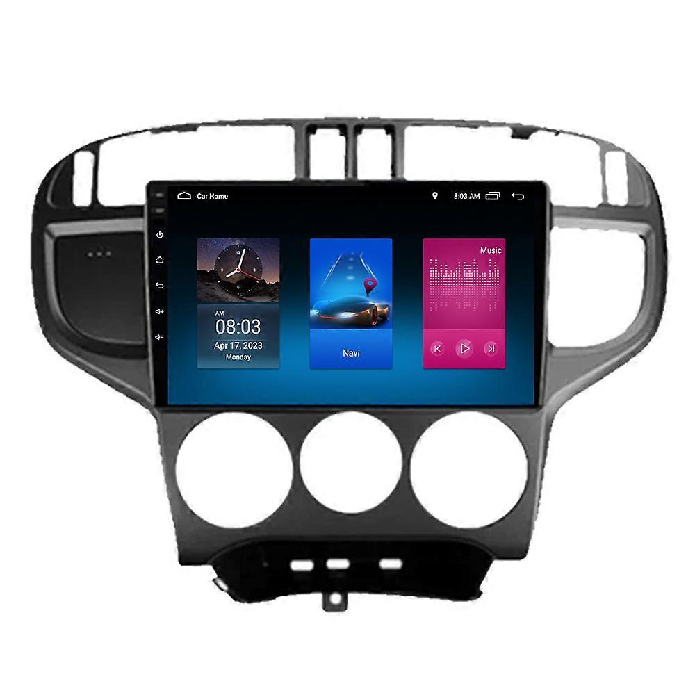 RoverOne Car Stereo Radio Bluetooth CarPlay Android Auto GPS Sat Nav Touch Screen for Hyundai Matrix 2001-2010