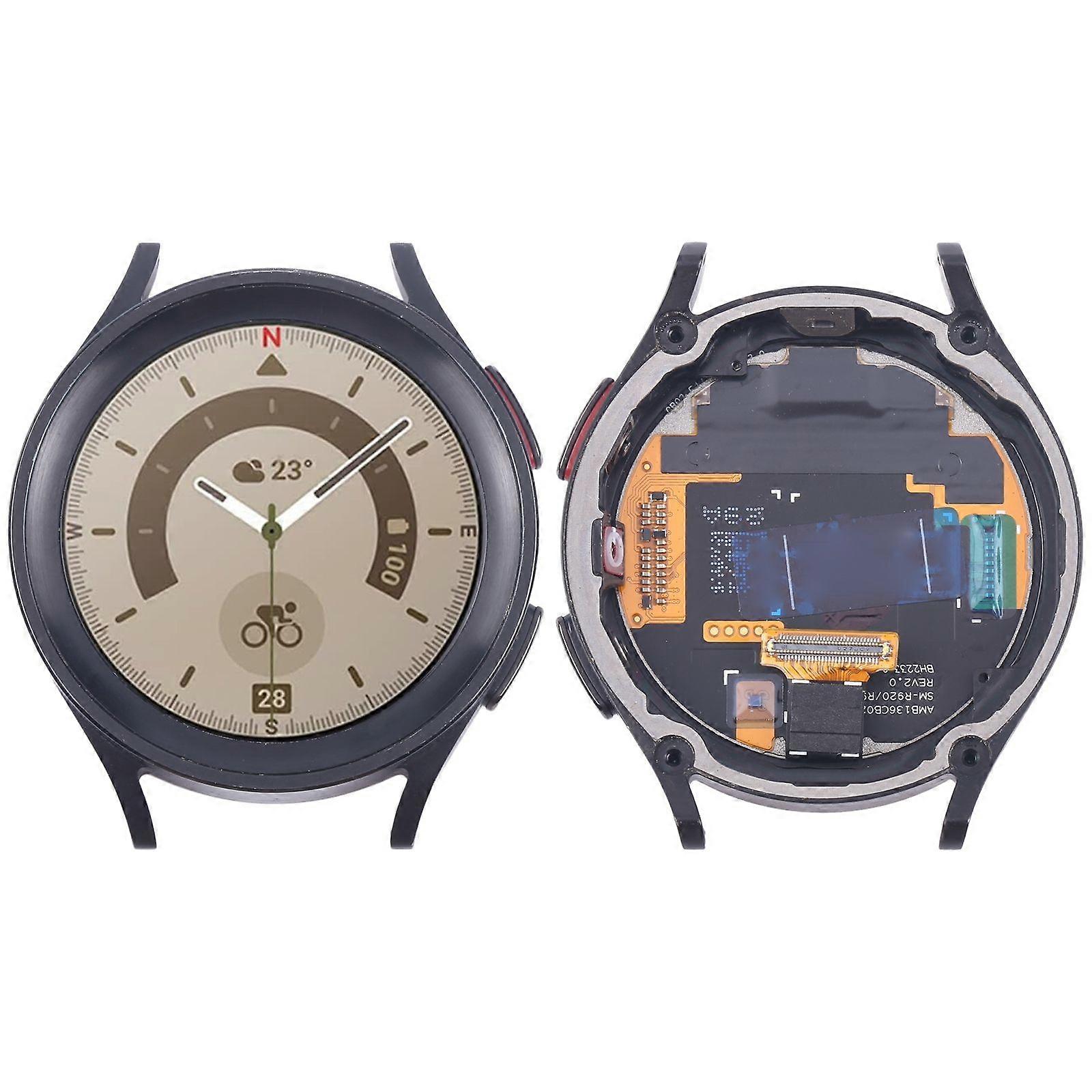 COMPATIBLE LCD with Frame for Samsung Galaxy Watch5 Pro 45mm