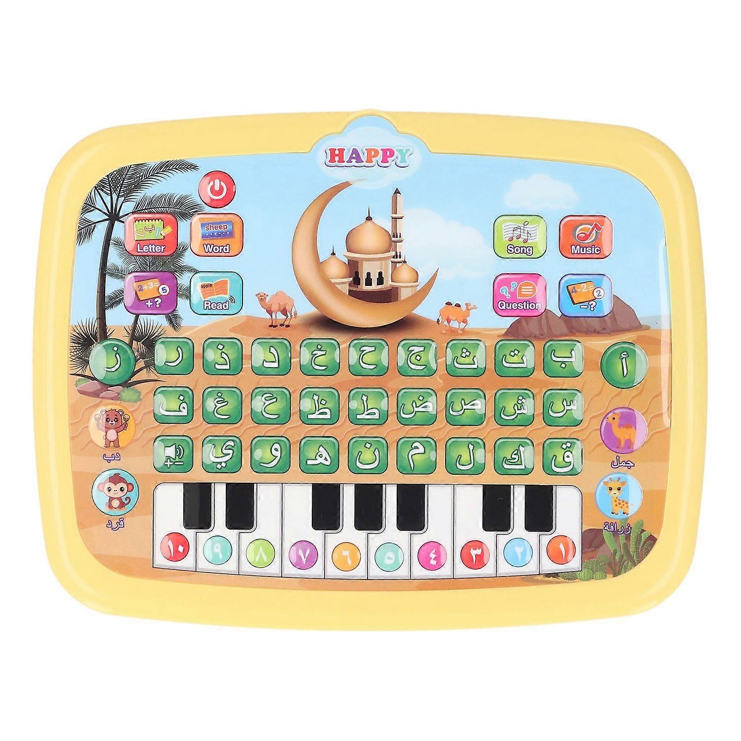 Child Arabic Learning Reading Machine Intelligent Educational Toy 28 Alphabet Words 10 Number Electr