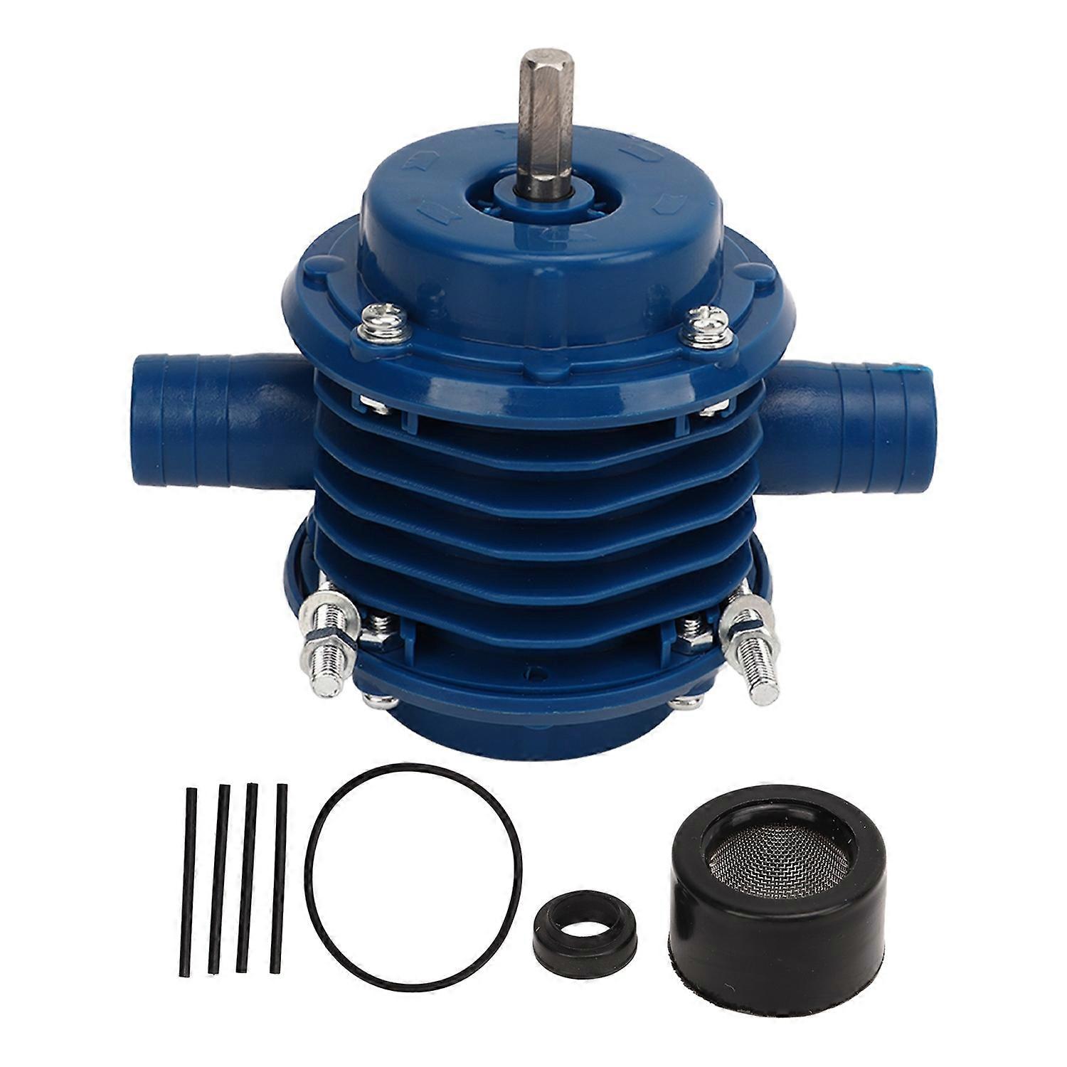 Hand Drill Pump Mini Self Priming Powered Electric Water Transfer Pump for Garden