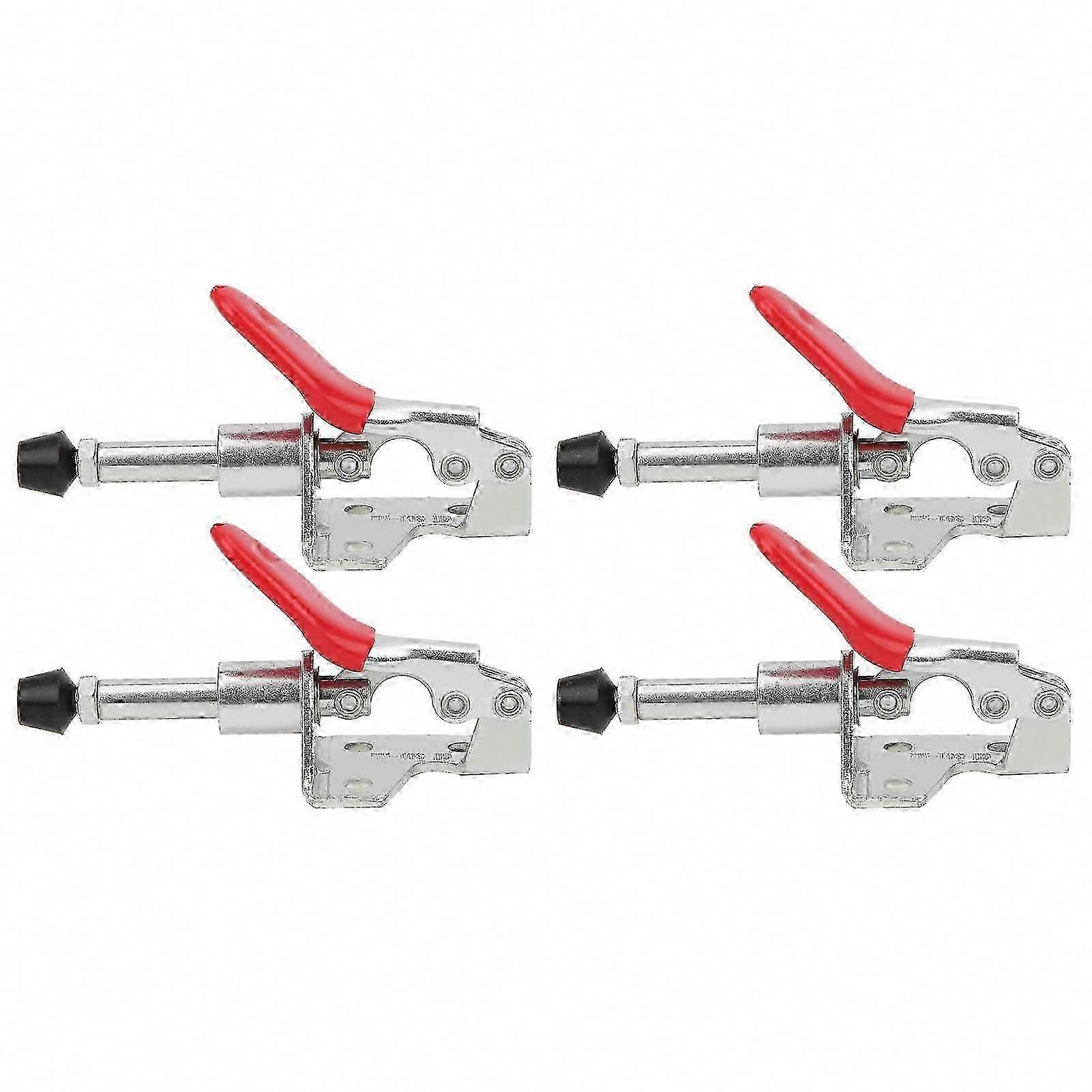Uadme Toggle Clamp, 4Pcs Fixed Lock Load 45kg Push Pull Quick Release Hand Tool Edition 1107