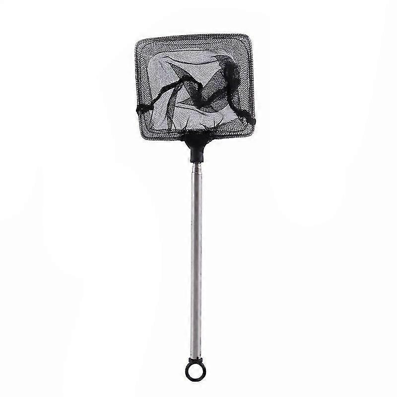 Portable Long Handle Square Aquarium Fish Tank Fishing Net Landing Net For Fish Small Size Aquatic Pet Supplies Cleaning Tools