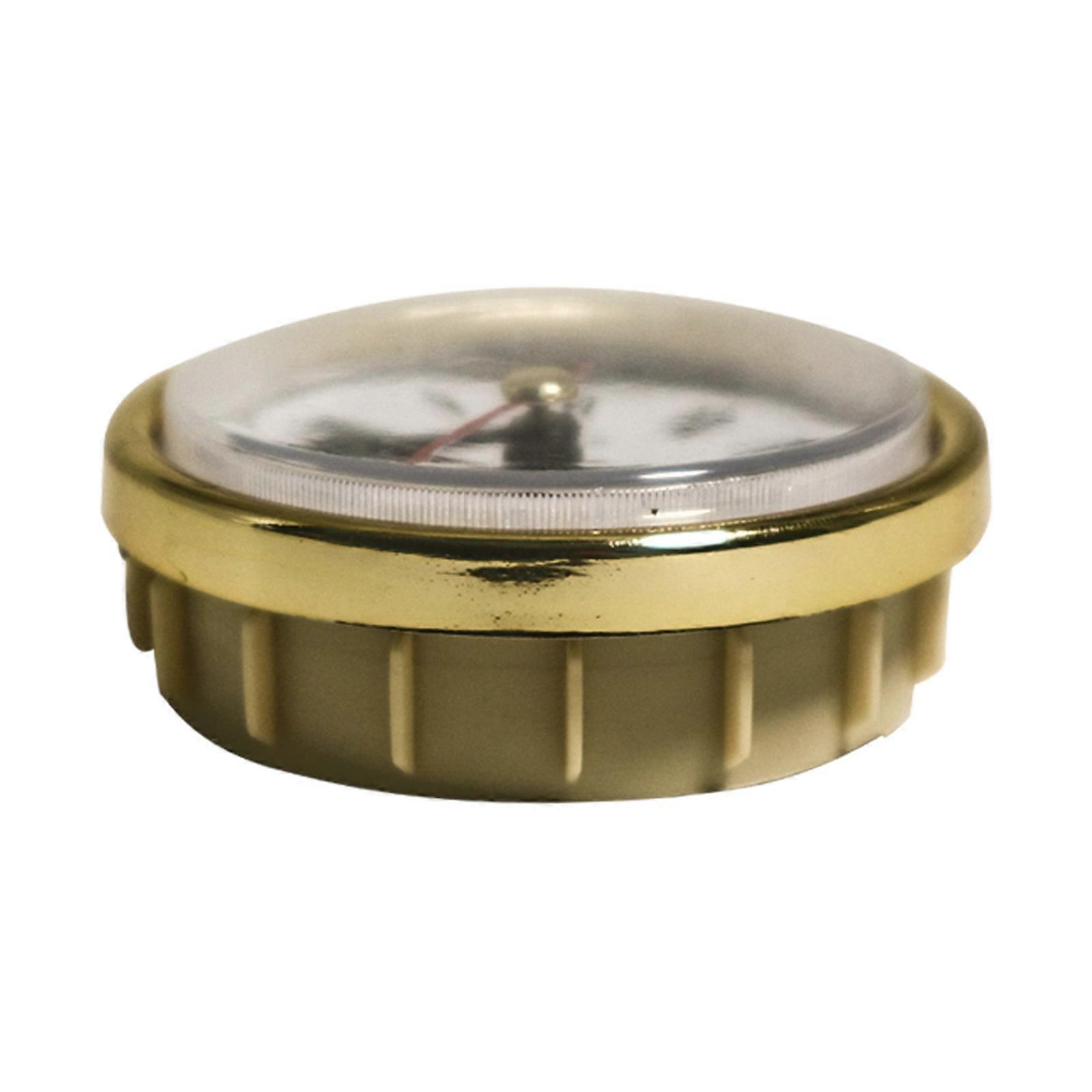 Durable Clock Craft Insert Head 65mm Diameter Round Clock Insert Red Second Hand Multicolor