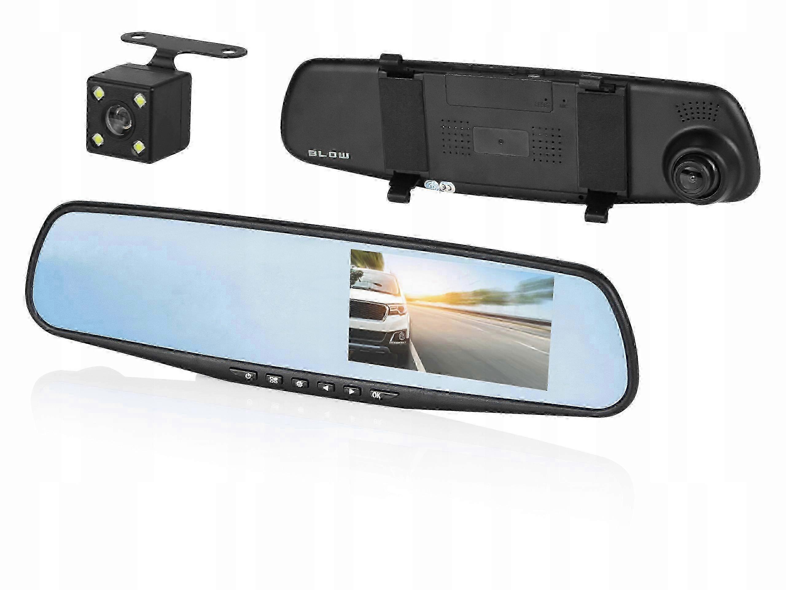 Mirrorless Driving Recorder Dvr With Rear View Camera 2025