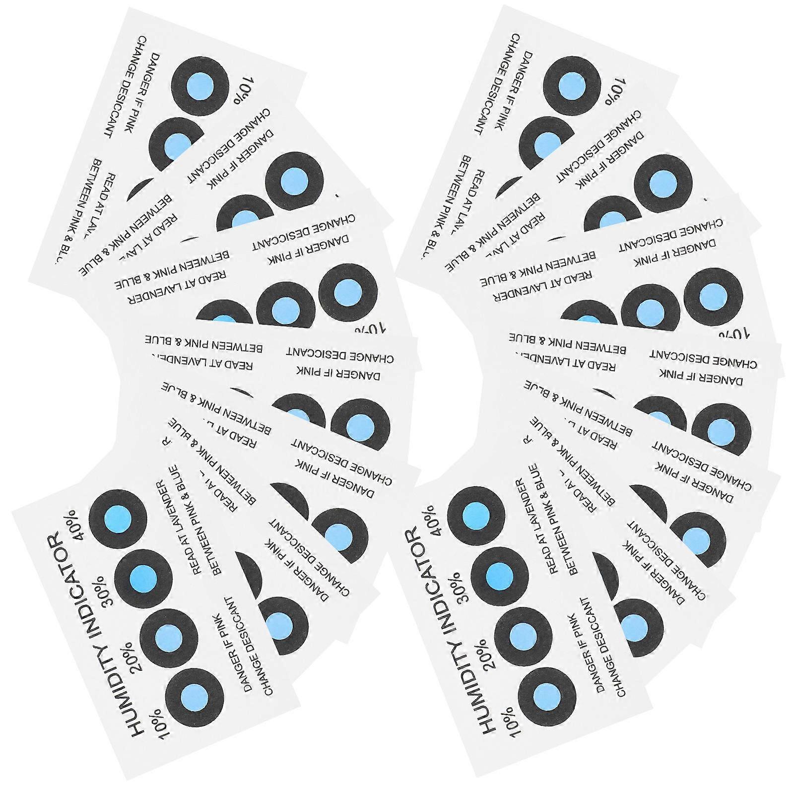 Humidity Indicator Card Humidity Control Packs 100Pcs Blue Moisture Stabilizer