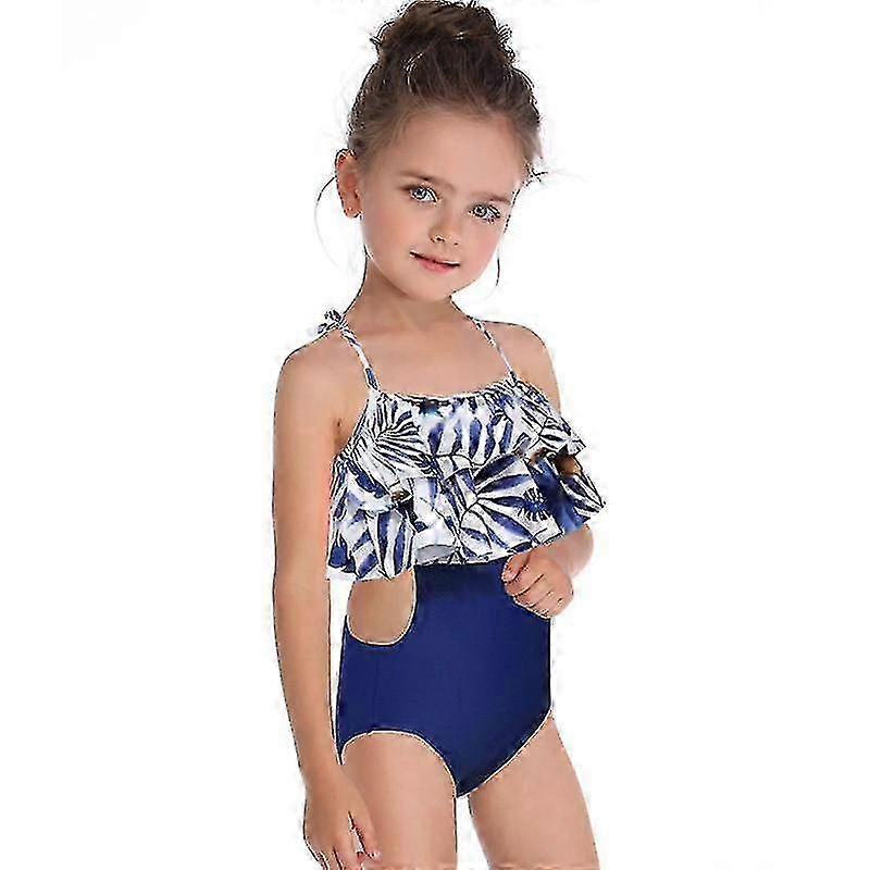 Badeanzug grenzüberschreitend Exklusiv für Kinder Double-Flying Mädchen-Badebekleidung