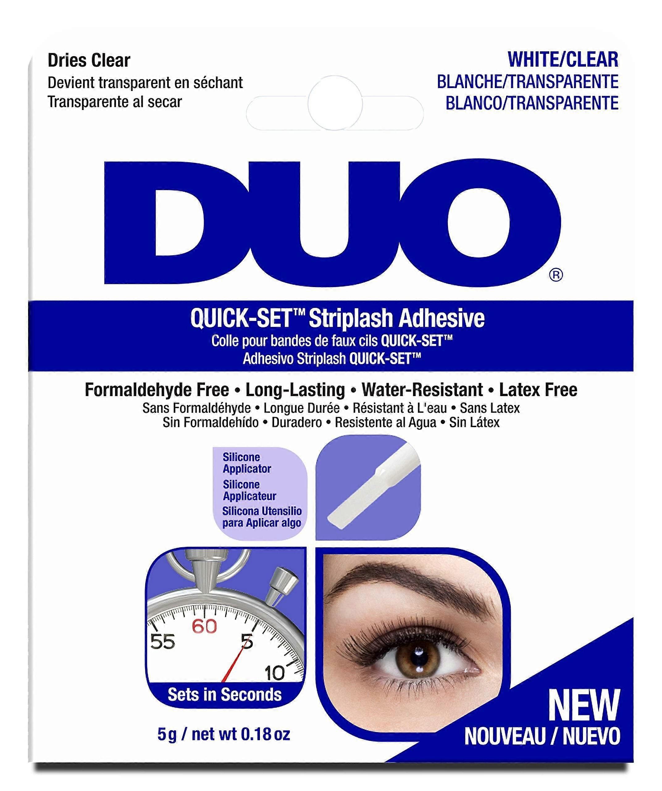 Duo Quick-set Adhesive Clear, 0.18 Oz