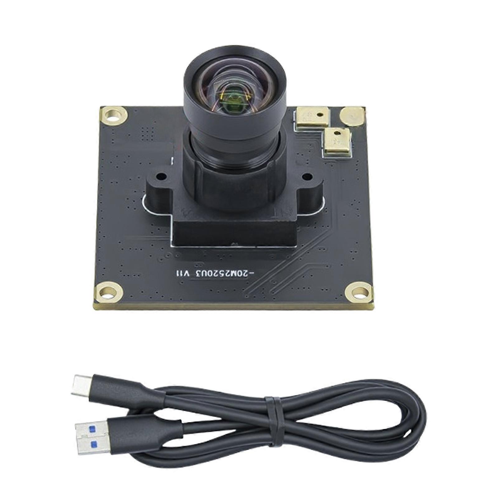 IMX230 20MP Industrial Camera 5344X4016 75/90 Degree Auto Focusing USB3.0 Camera Module Replacement For Streaming Conferencing Multicolor
