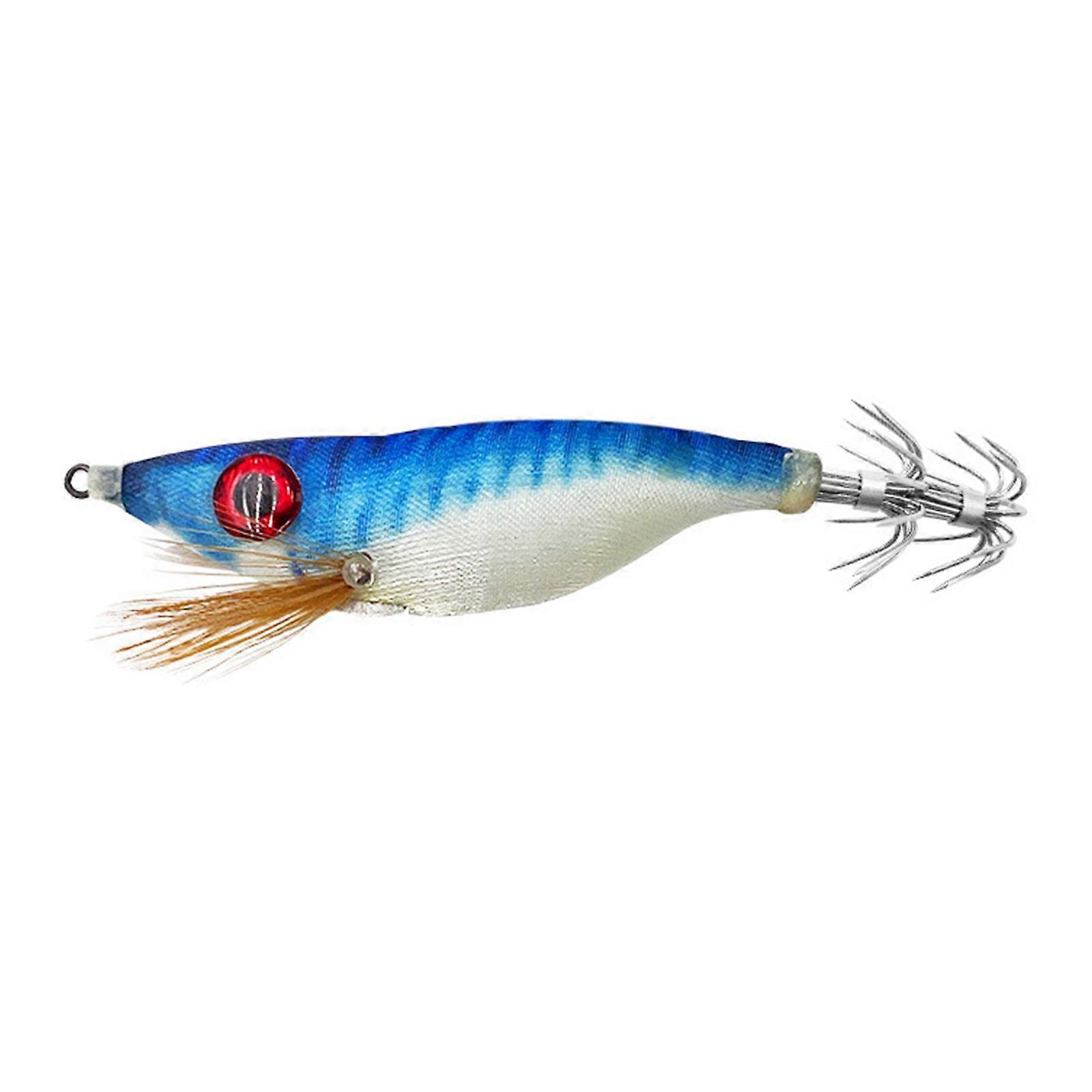 Mengxi Shrimp Fake Bait Fishing Lure with Sharp Hook Realistic Looking 3D Eyes Bright Colors Luminous Hard Lure Artificial Bait