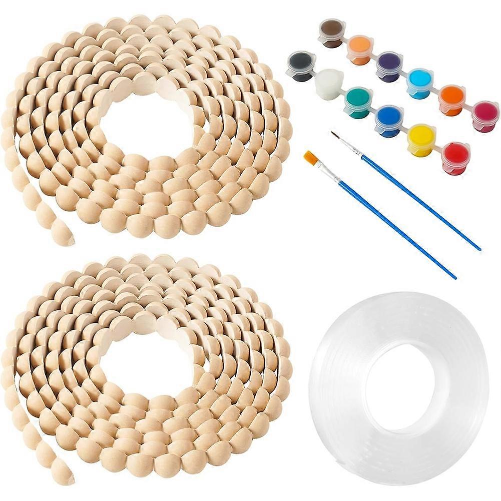 Molding Trim Peel and Stick-for Home Walls, Paintable DIY Decorative Moulding for Cabinet, Mirror Frame, Tile, Window