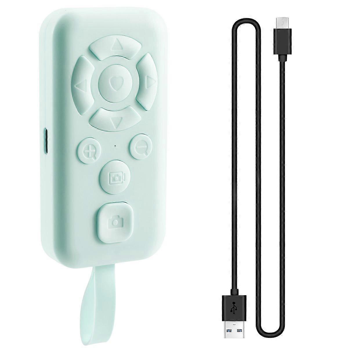 Protable Bluetooth Remote Control Self-Timer Camera Stick Shutter Button Wireless Controller Light G