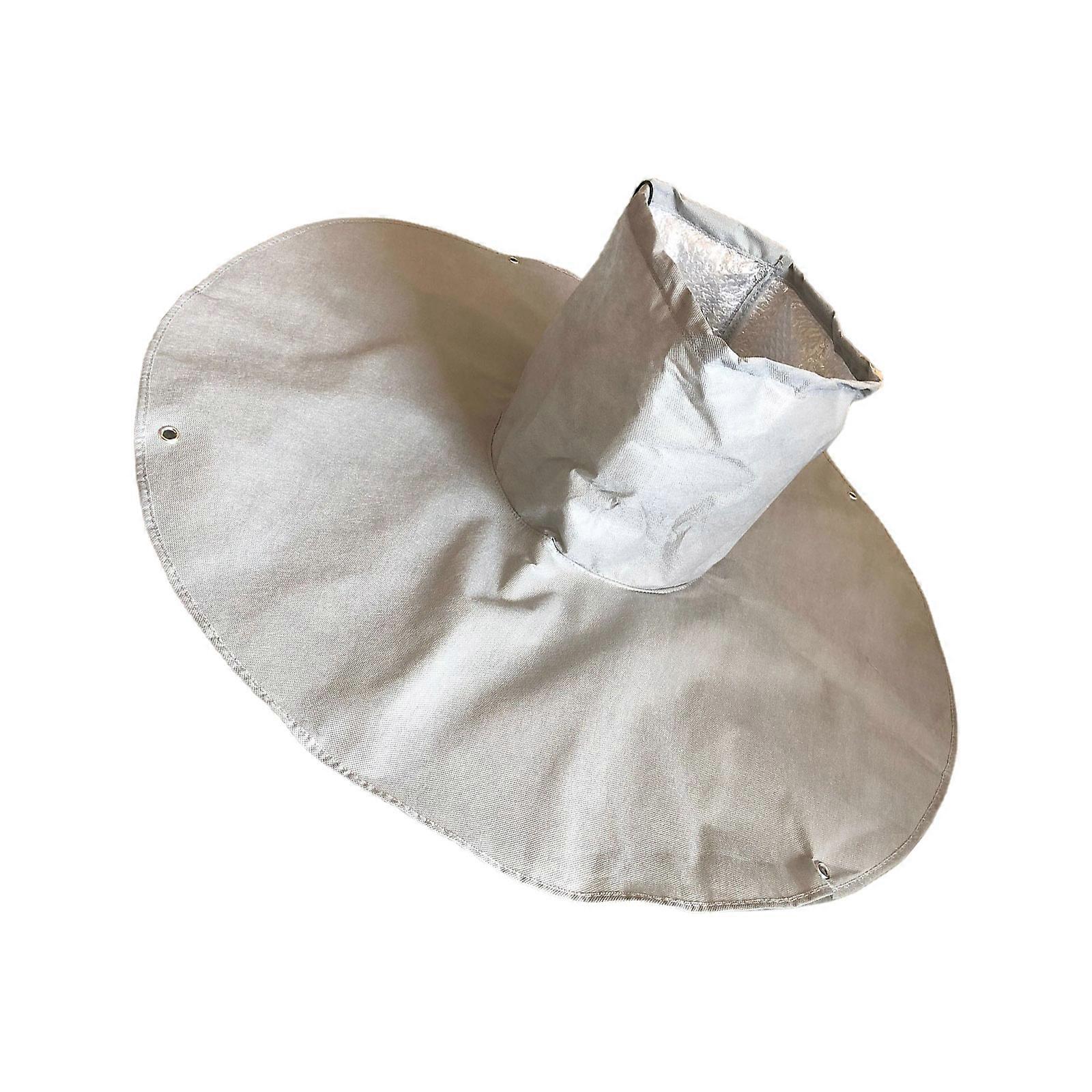 Winter Palm Tree Root Protector Multifunctional Tree Root Protections Cover with Constant Temperature Elastic Cord  Grey