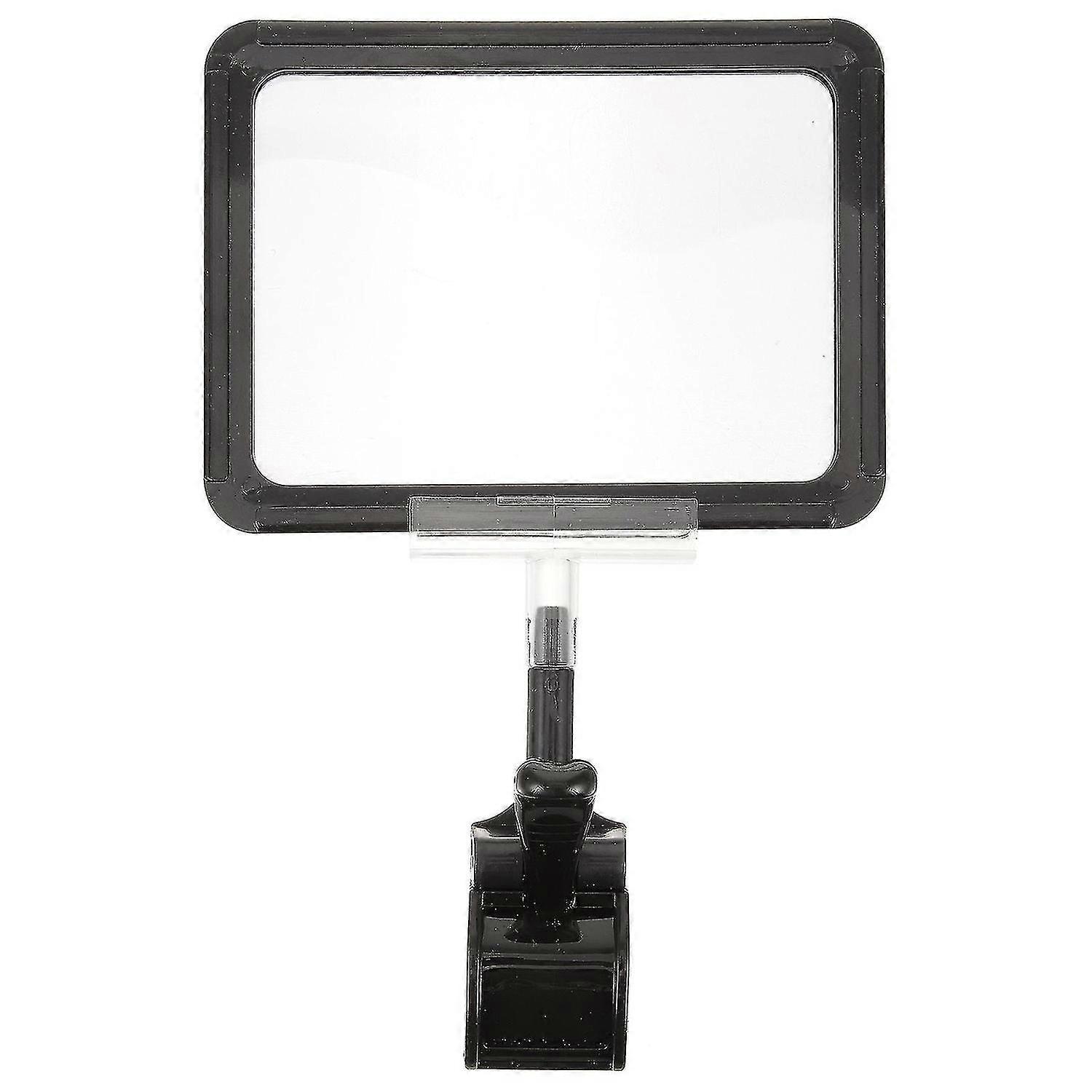 Clip On Sign Holder Adjustable Plastic Merchandise Display