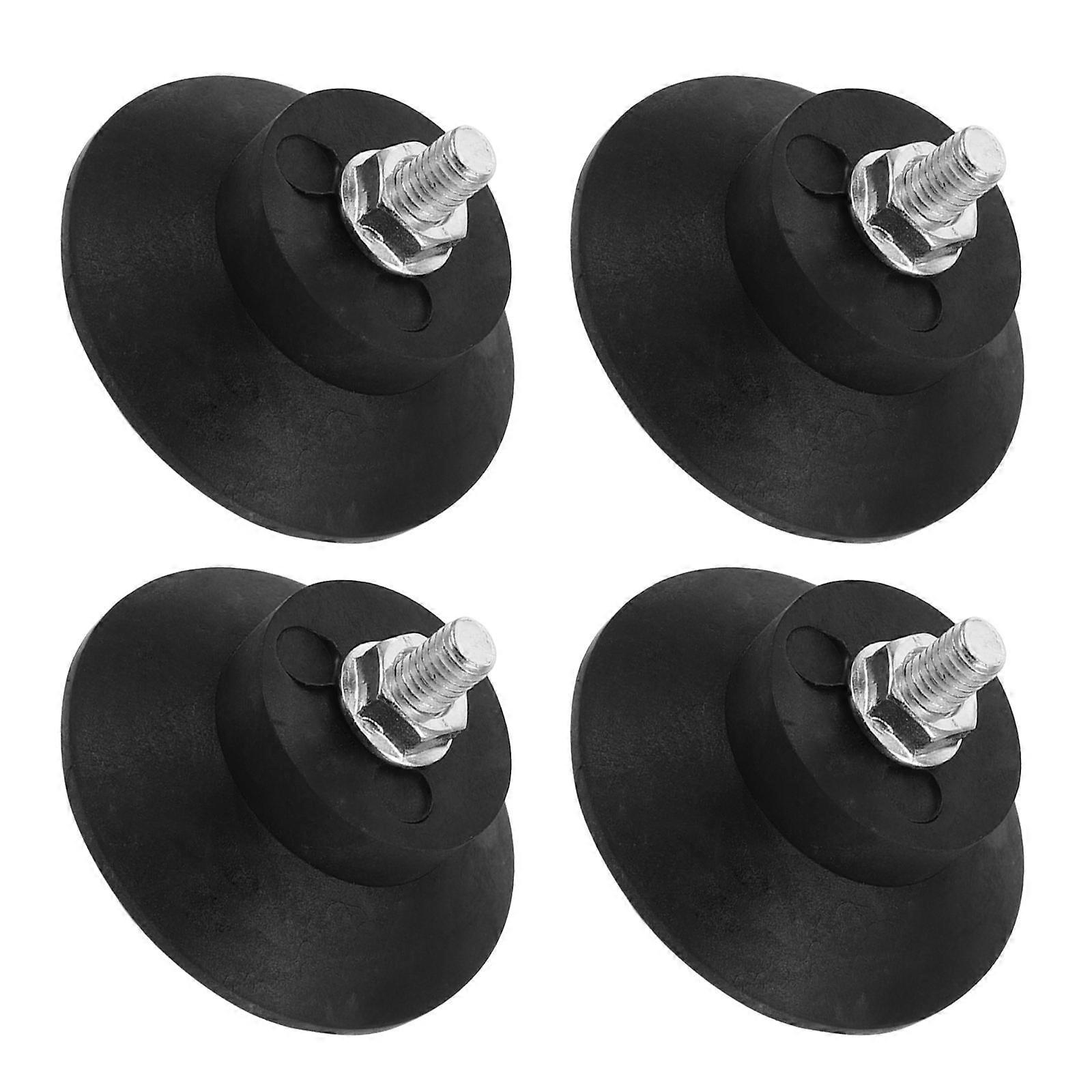 Threaded Rubber Vibration Pads for Machine Stability 4Pcs Set