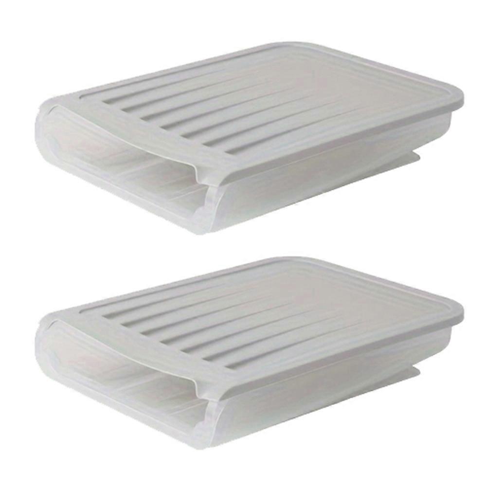 Automatic Rolling Egg Box Refrigerator Crisper Egg Basket Storage Container Kitchen Storage Box Gra