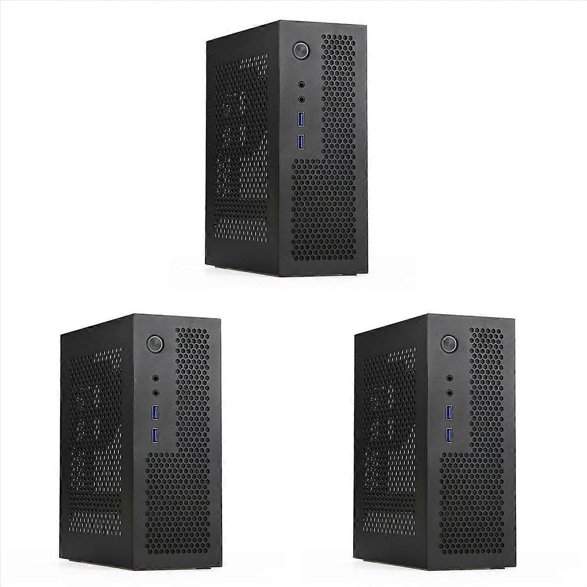 3X A09 HTPC Computer Case Mini ITX Gaming PC Chassis Desktop Chassis USB3.0 Computer Case Home Compu