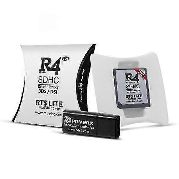 R4 Gold Pro cartridge for DS/3DS/2DS - 2023 SDHC memory card with adapter