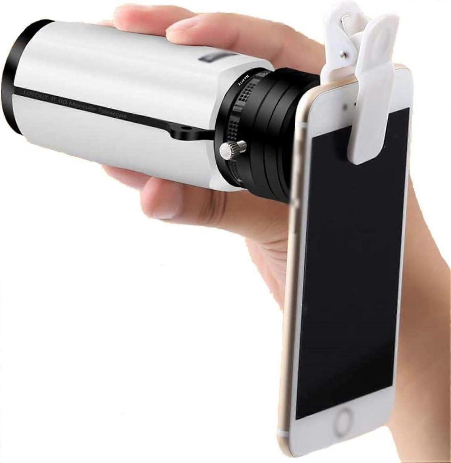 10x32 Portable Monocular Telescope Monoculars with BAK4 Prism FMC Lens for Adult Bird Watching