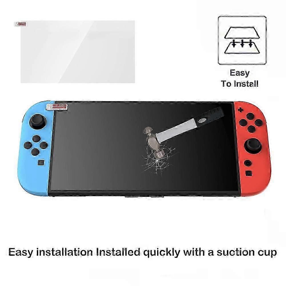 For Switch2 Game Console Tempered Glass Fingerprint Screen Protector