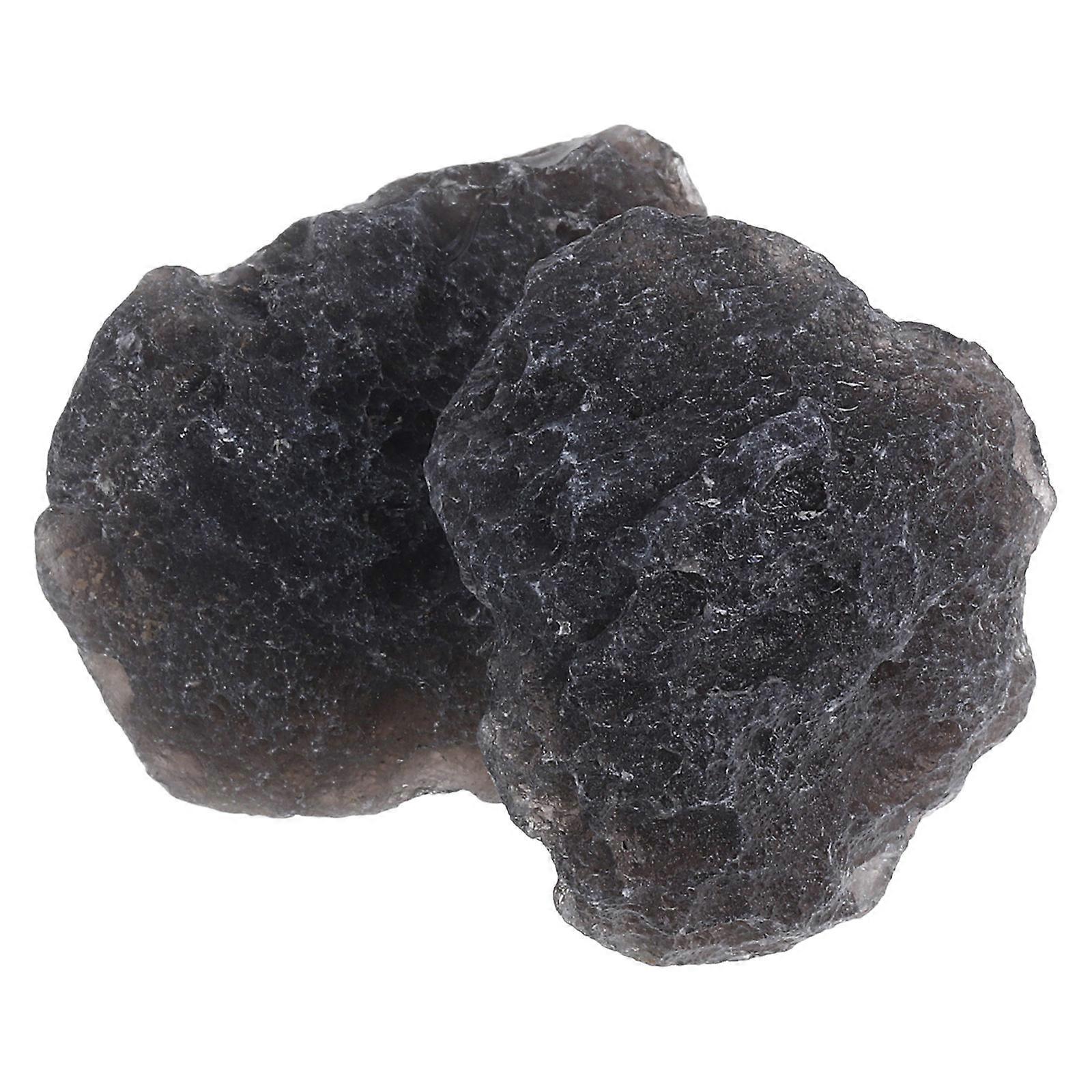 Meteorite Rock Stone Meteorite Specimen for Collection 2Pcs Irregular