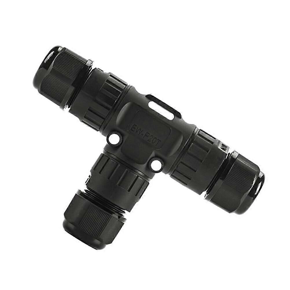 Eease 1pc Waterproof Cord Connector Professional Cable Gland 3-Way Cord Connector