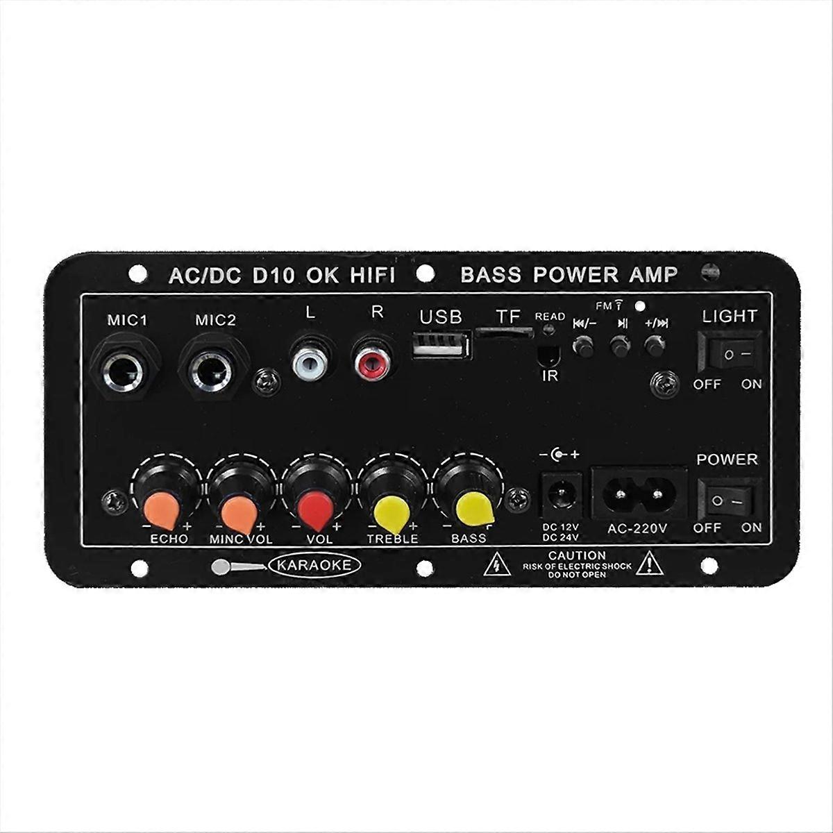 D10 220V Digital Bluetooth Amplifier Board Home Theater DIY EU Plug