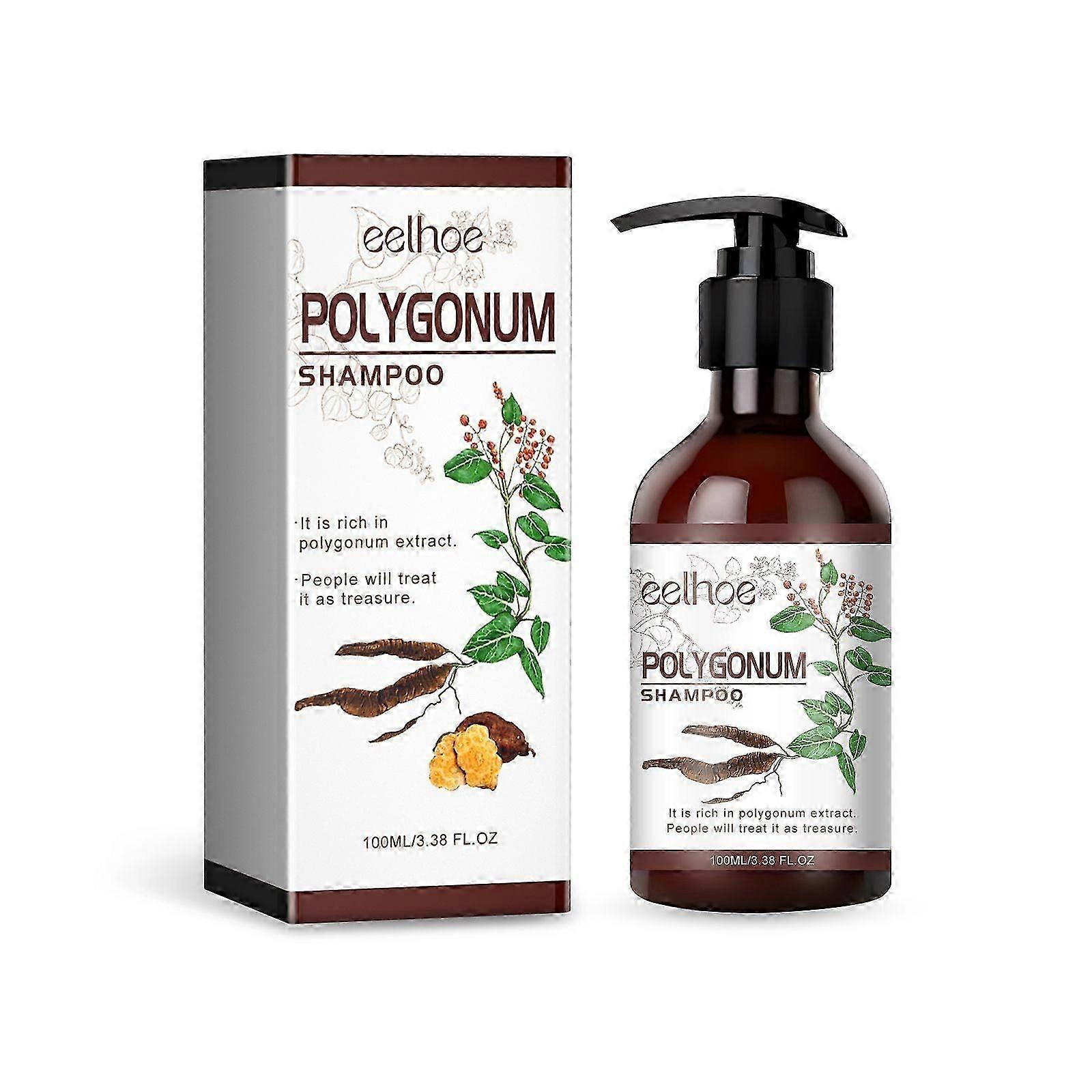 Polygonum Shampoo contains Polygonum multiflorum extract, ginseng root extract, black Reishi extract