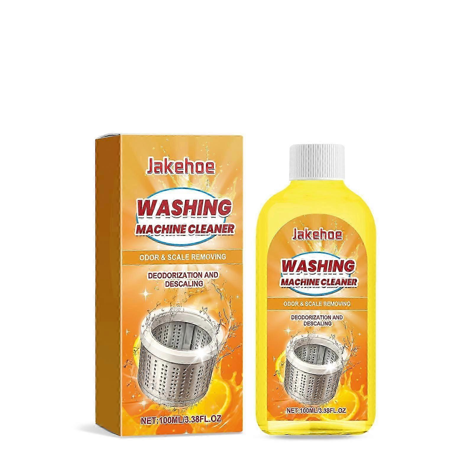 Effective Washing Machine Cleaner - 100ml, Removes Scale & Odors, Easy & Foamy Deep Clean