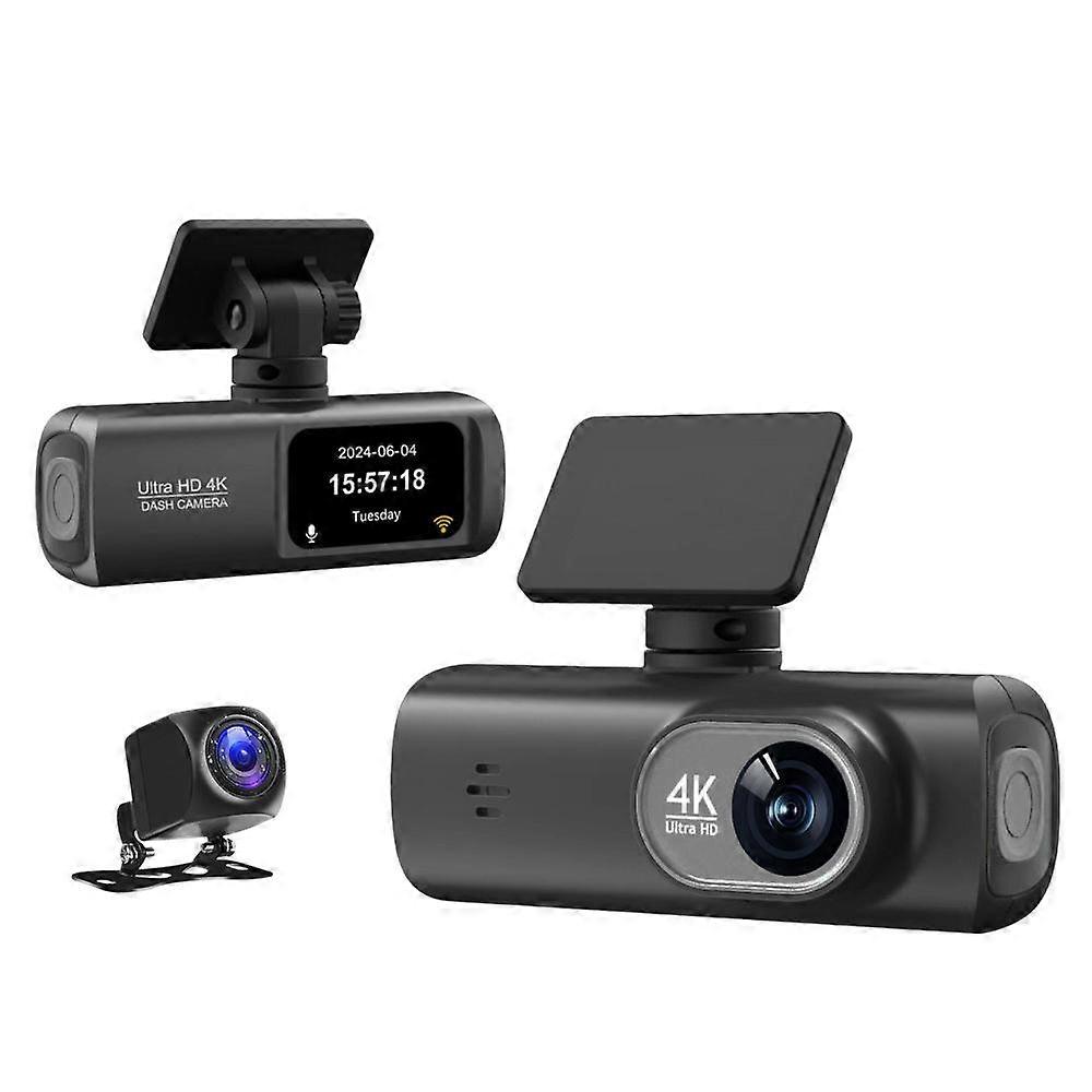 4K Dual Recording WiFi Smartphone Connected Car Dash Cam