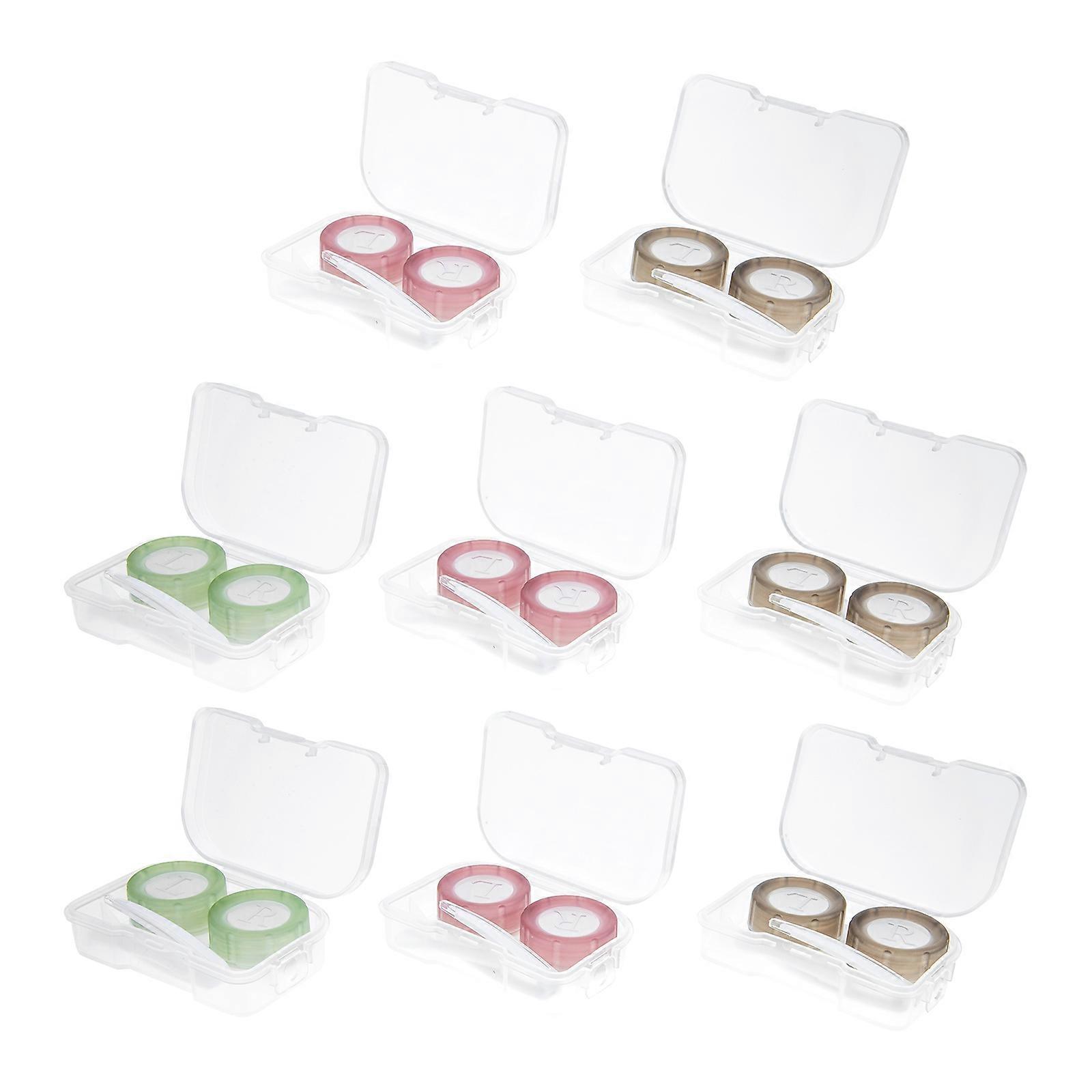 Convenient Contacts Holder Portable Contacts Case for Storage Use 16Pcs