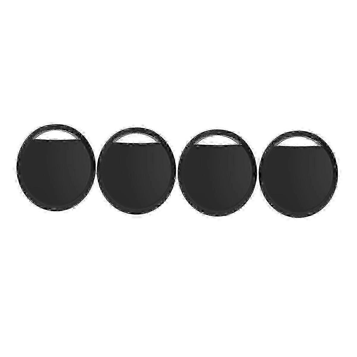 4 Pack of Black Smart Tag Trackers for Apple Find My network