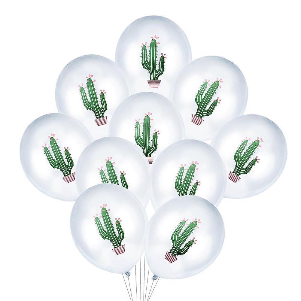 Creative Balloon Decor Balloon for 30Pcs Cactus Print