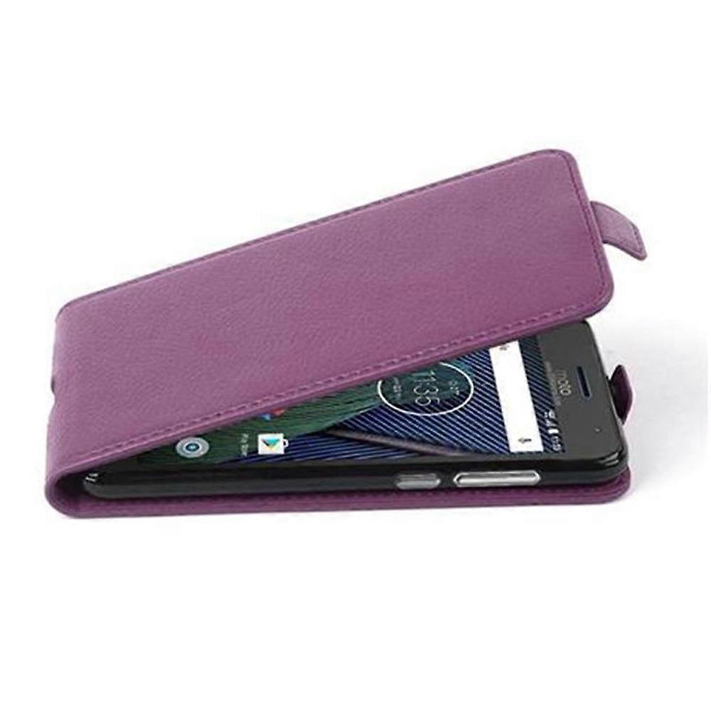 Motorola MOTO G5 PLUS Flip Case - with Textured Surface