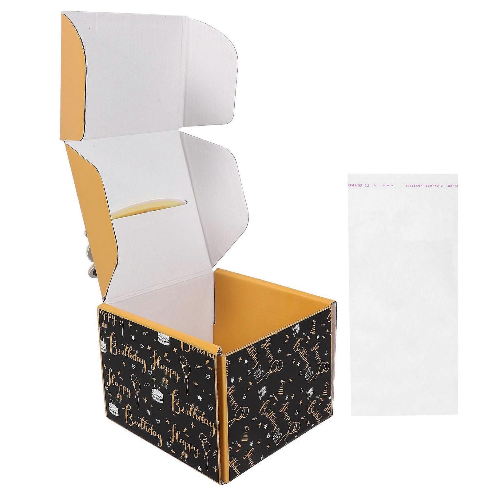 Birthday Cake Money Box for Cash Gift Pull 1Set Cake Pull Out Case